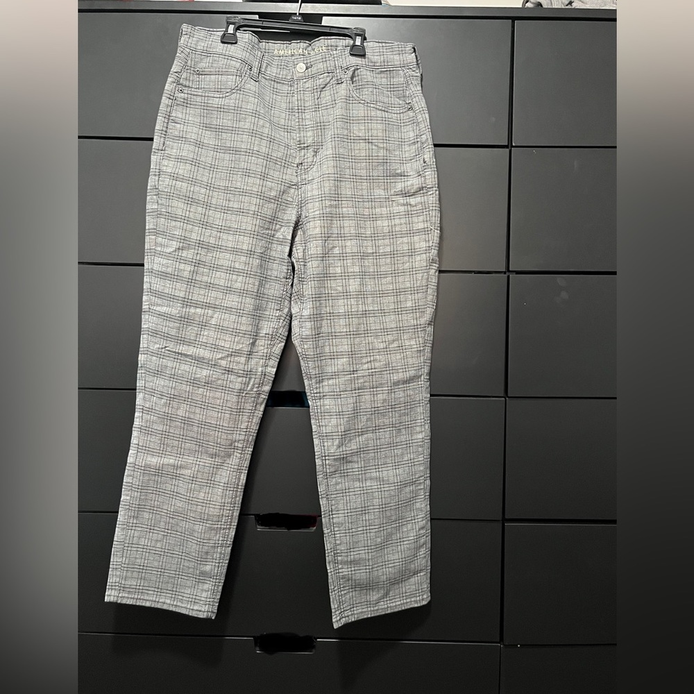 American eagle outfitters plaid pants/ jeans